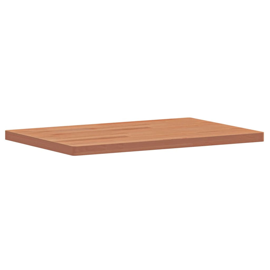 Wastafelblad 60X40X2,5 Cm Massief Beukenhout 60 x 40 x 2.5 cm Bruin
