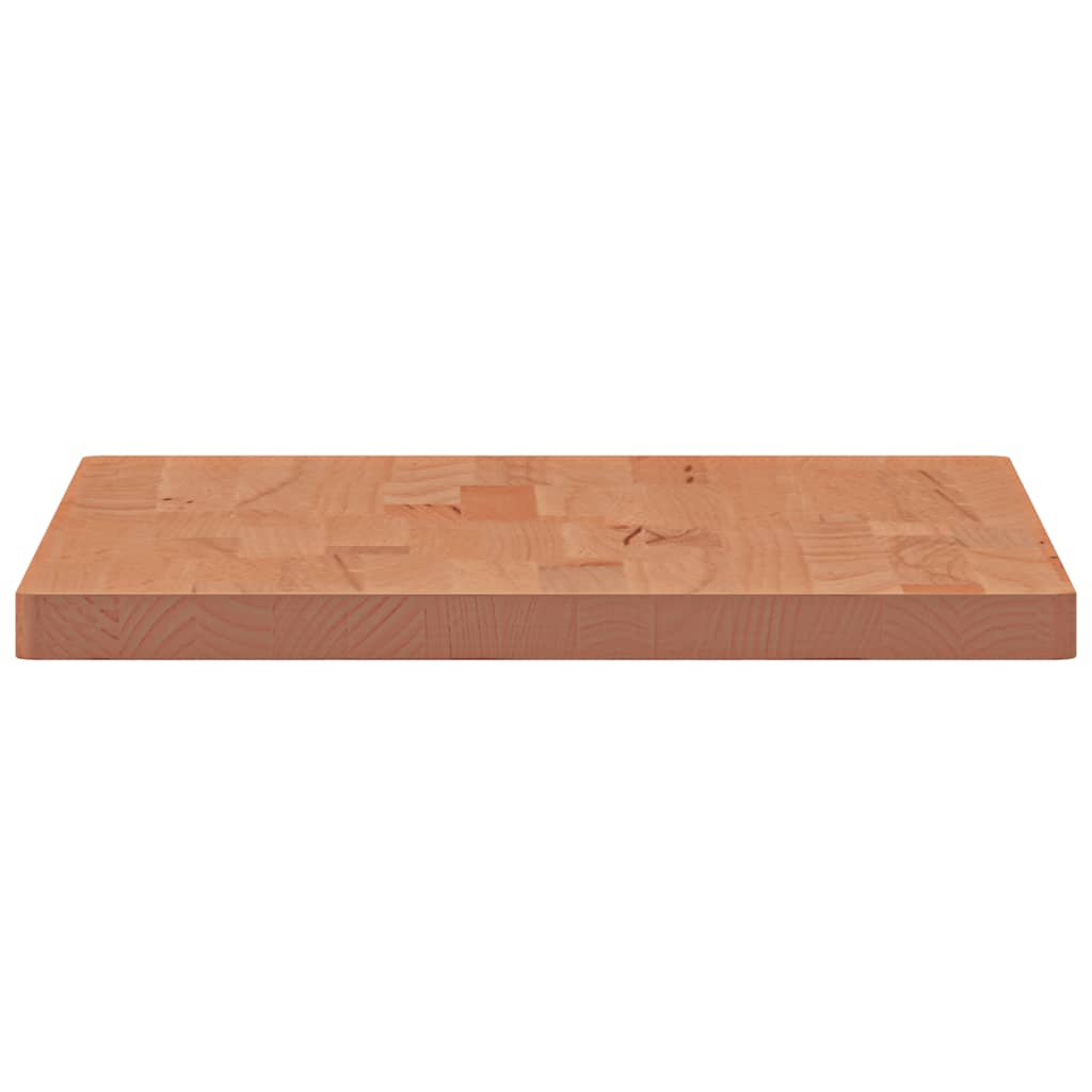 Wastafelblad 60X40X2,5 Cm Massief Beukenhout 60 x 40 x 2.5 cm Bruin