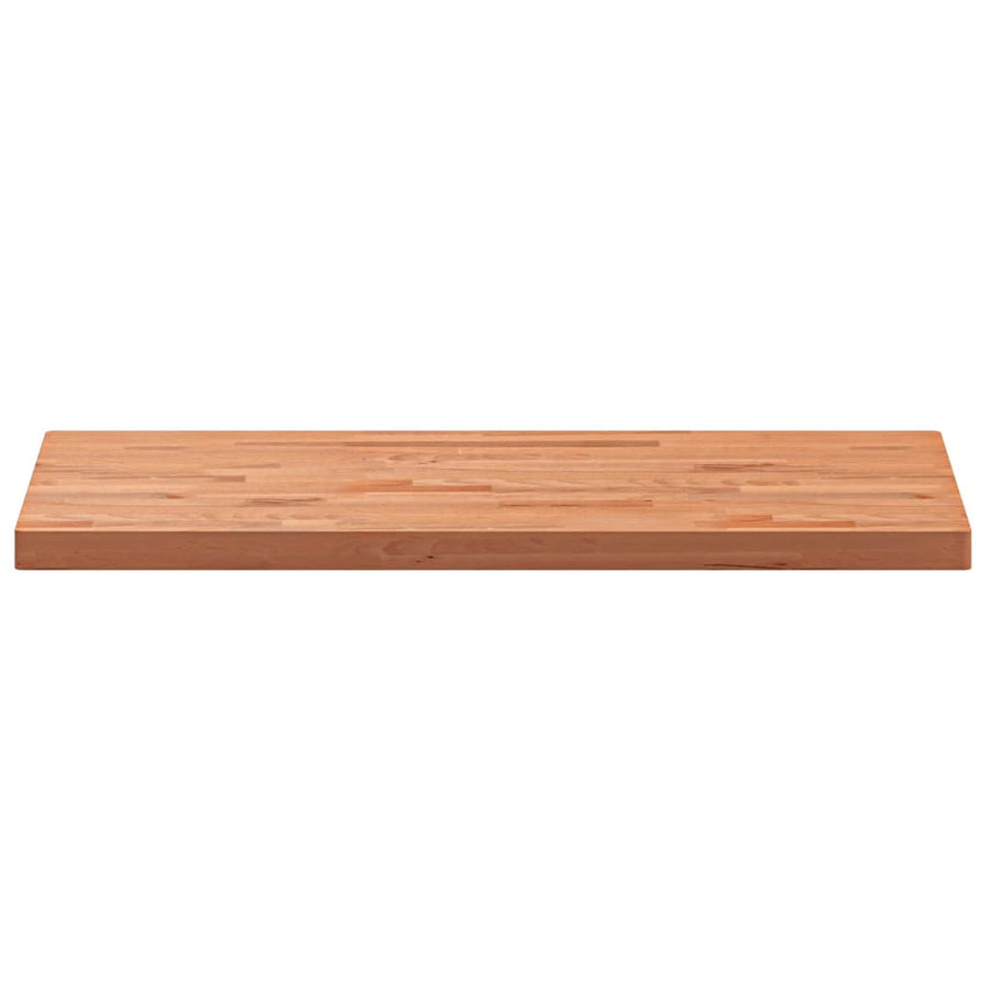Wastafelblad 100x50x4 cm massief beukenhout
