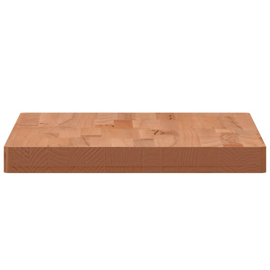 Wastafelblad Massief Beukenhout 60 x 40 x 4 cm Bruin