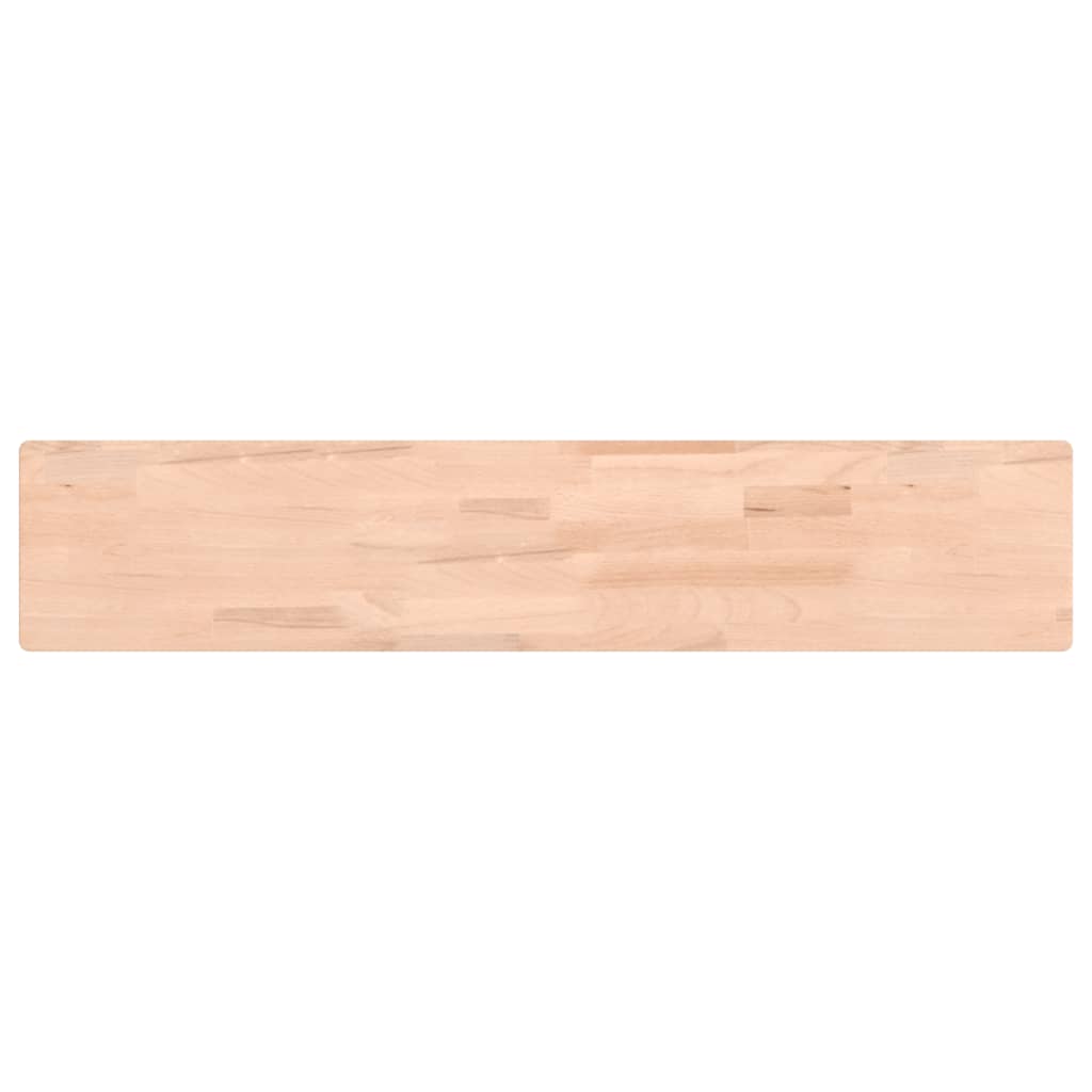 Wandschap Massief Beukenhout 100 x 20 x 4 cm Naturel