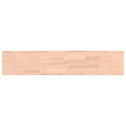 Wandschap Massief Beukenhout 100 x 20 x 4 cm Naturel