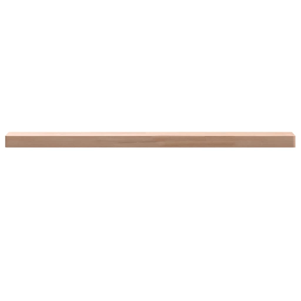 Wandschap Massief Beukenhout 100 x 20 x 4 cm Naturel