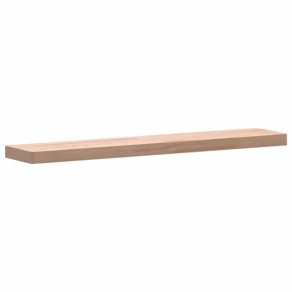 Wandschap Massief Beukenhout 100 x 20 x 4 cm Naturel