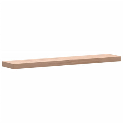 Wandschap Massief Beukenhout 100 x 20 x 4 cm Naturel