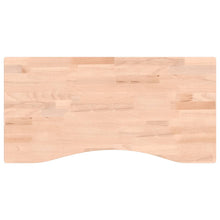 Bureaublad 80X(36-40)X2,5 Cm Massief Beukenhout 80 x (36-40) x 2.5 cm Naturel