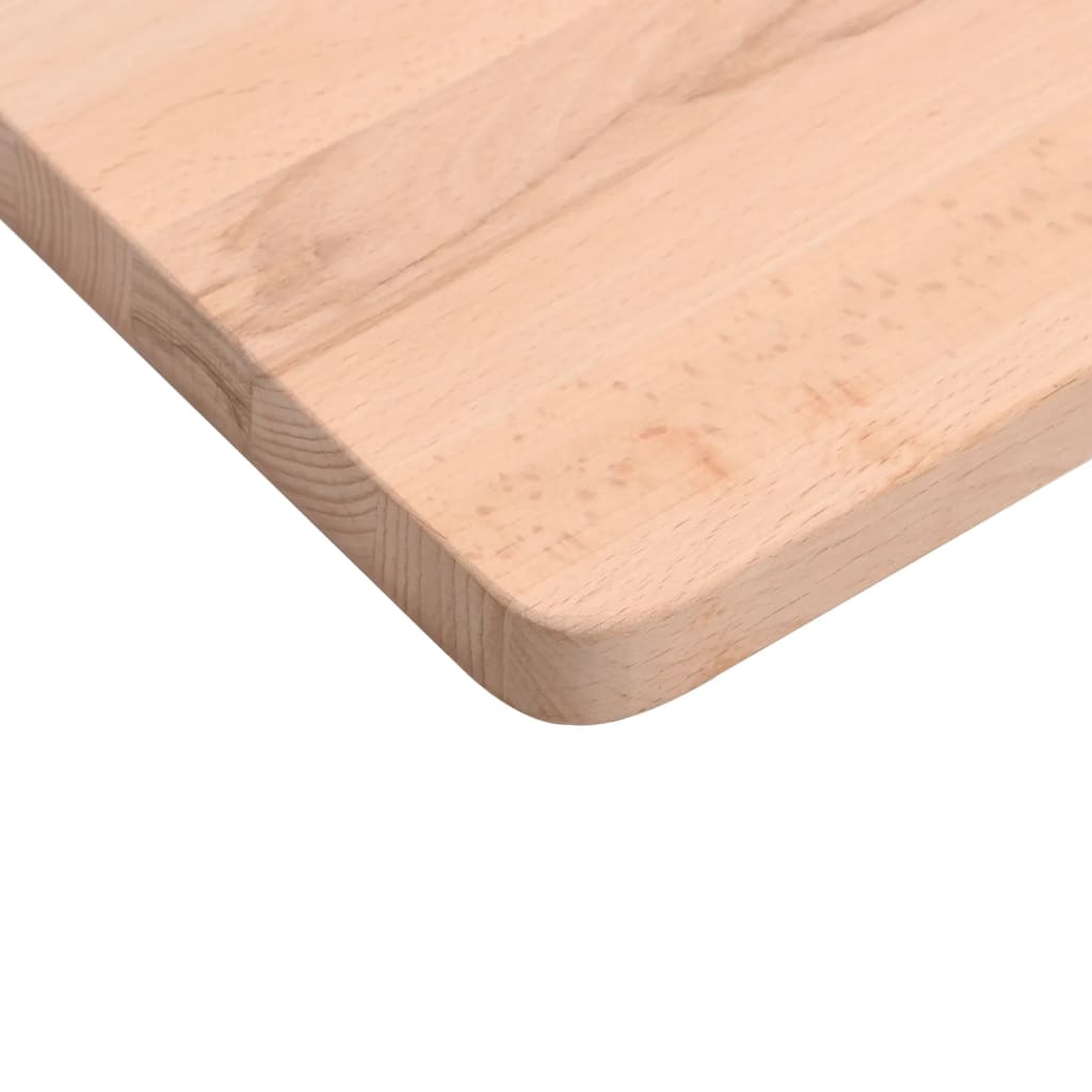 Bureaublad 80X(36-40)X2,5 Cm Massief Beukenhout 80 x (36-40) x 2.5 cm Naturel