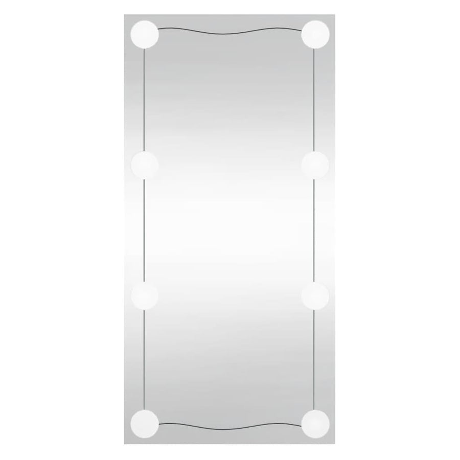Wandspiegel Rechthoekig Glas 1 30 x 60 cm Met LED's