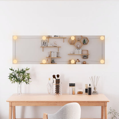 Wandspiegel Rechthoekig Glas 1 30 x 100 cm Met LED's
