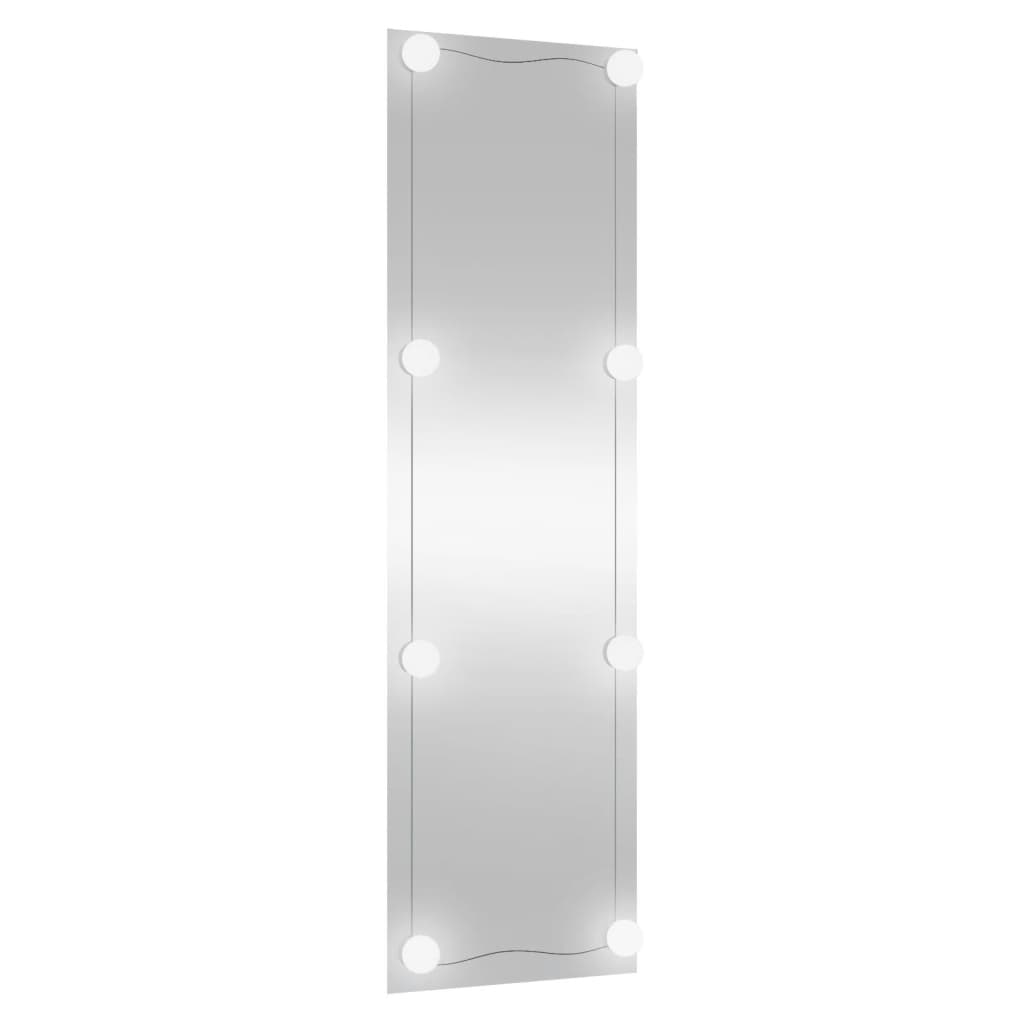 Wandspiegel Rechthoekig Glas 1 30 x 100 cm Met LED's