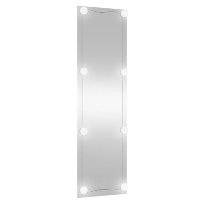 Wandspiegel Rechthoekig Glas 1 30 x 100 cm Met LED's