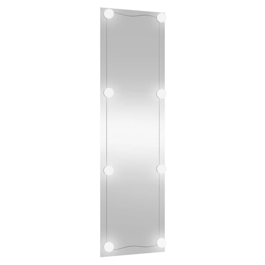 Wandspiegel Rechthoekig Glas 1 30 x 100 cm Met LED's
