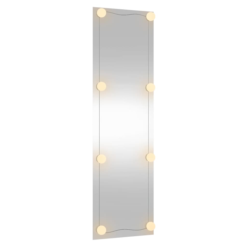 Wandspiegel Rechthoekig Glas 1 30 x 100 cm Met LED's