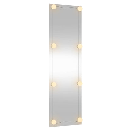 Wandspiegel Rechthoekig Glas 1 30 x 100 cm Met LED's