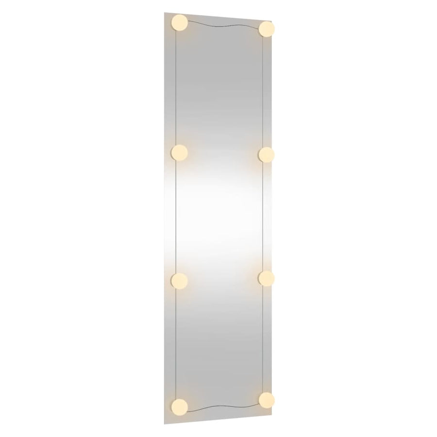 Wandspiegel Rechthoekig Glas 1 30 x 100 cm Met LED's