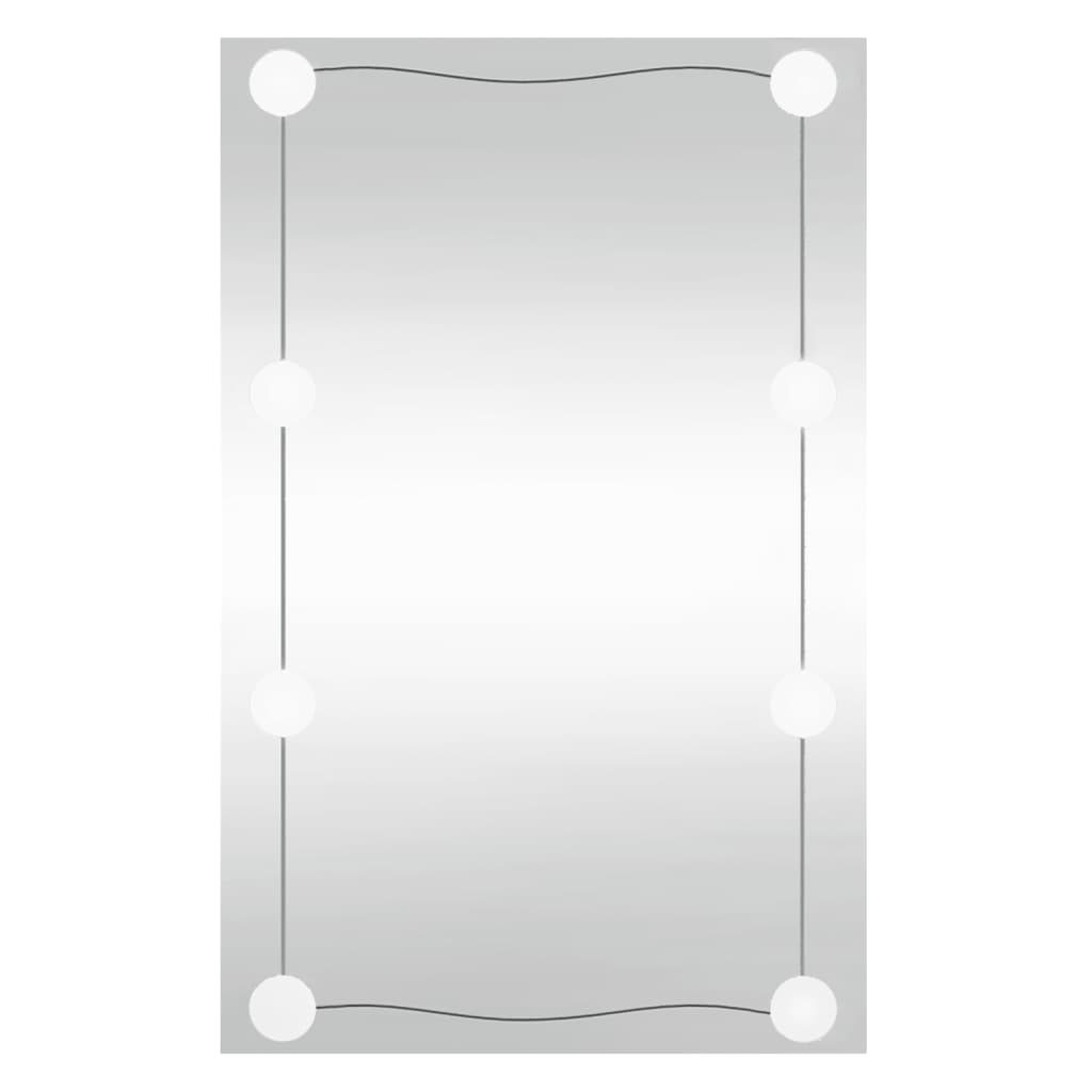 Wandspiegel Rechthoekig Glas 1 40 x 60 cm Met LED's