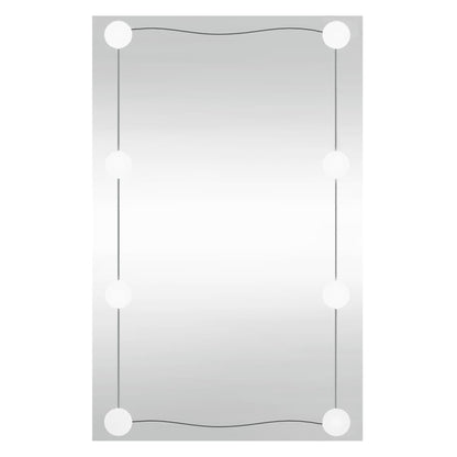 Wandspiegel Rechthoekig Glas 1 40 x 60 cm Met LED's