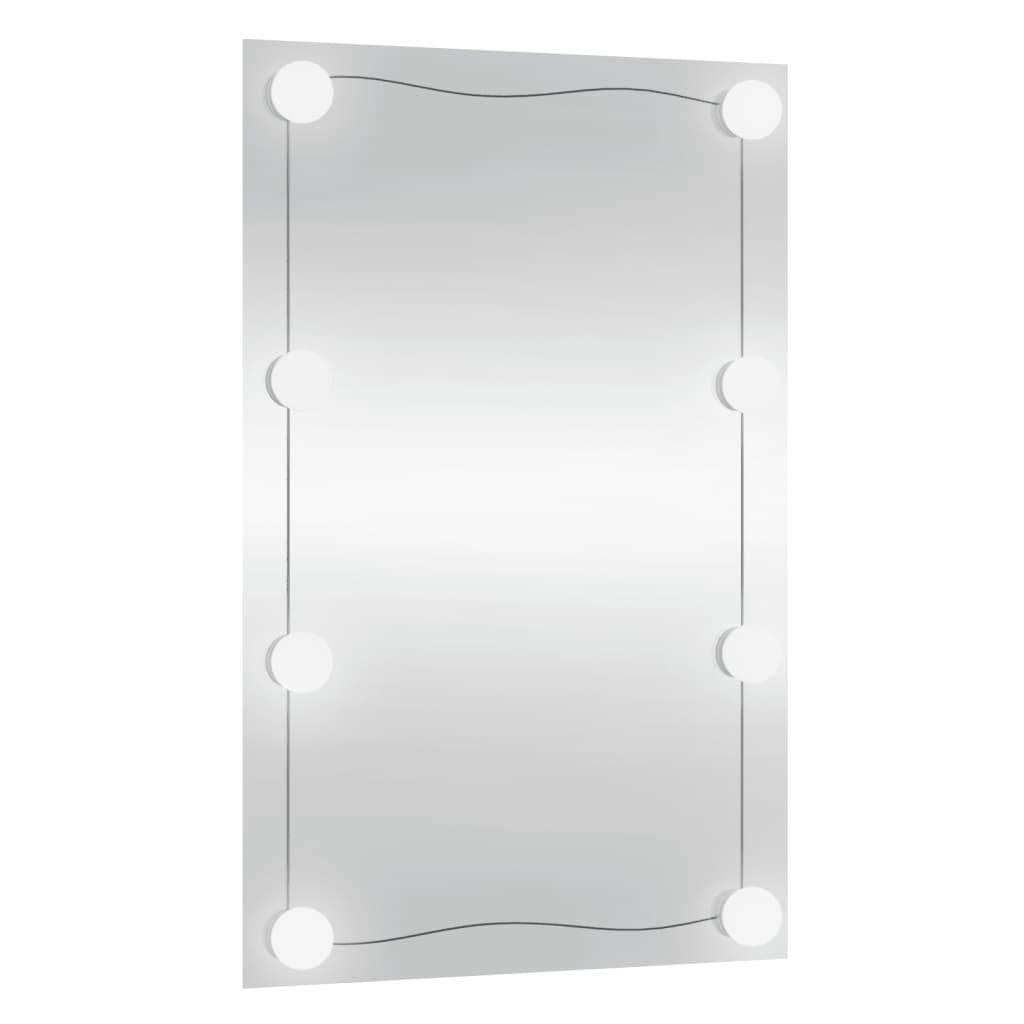 Wandspiegel Rechthoekig Glas 1 40 x 60 cm Met LED's