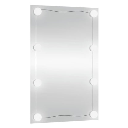 Wandspiegel Rechthoekig Glas 1 40 x 60 cm Met LED's