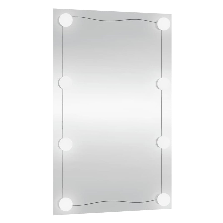 Wandspiegel Rechthoekig Glas 1 40 x 60 cm Met LED's