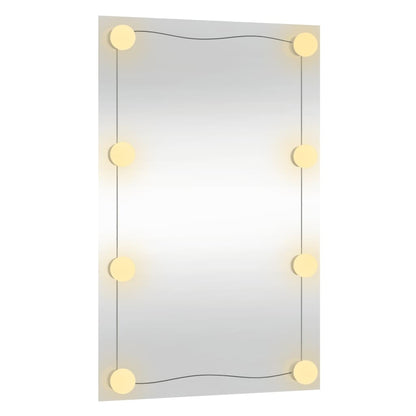 Wandspiegel Rechthoekig Glas 1 40 x 60 cm Met LED's