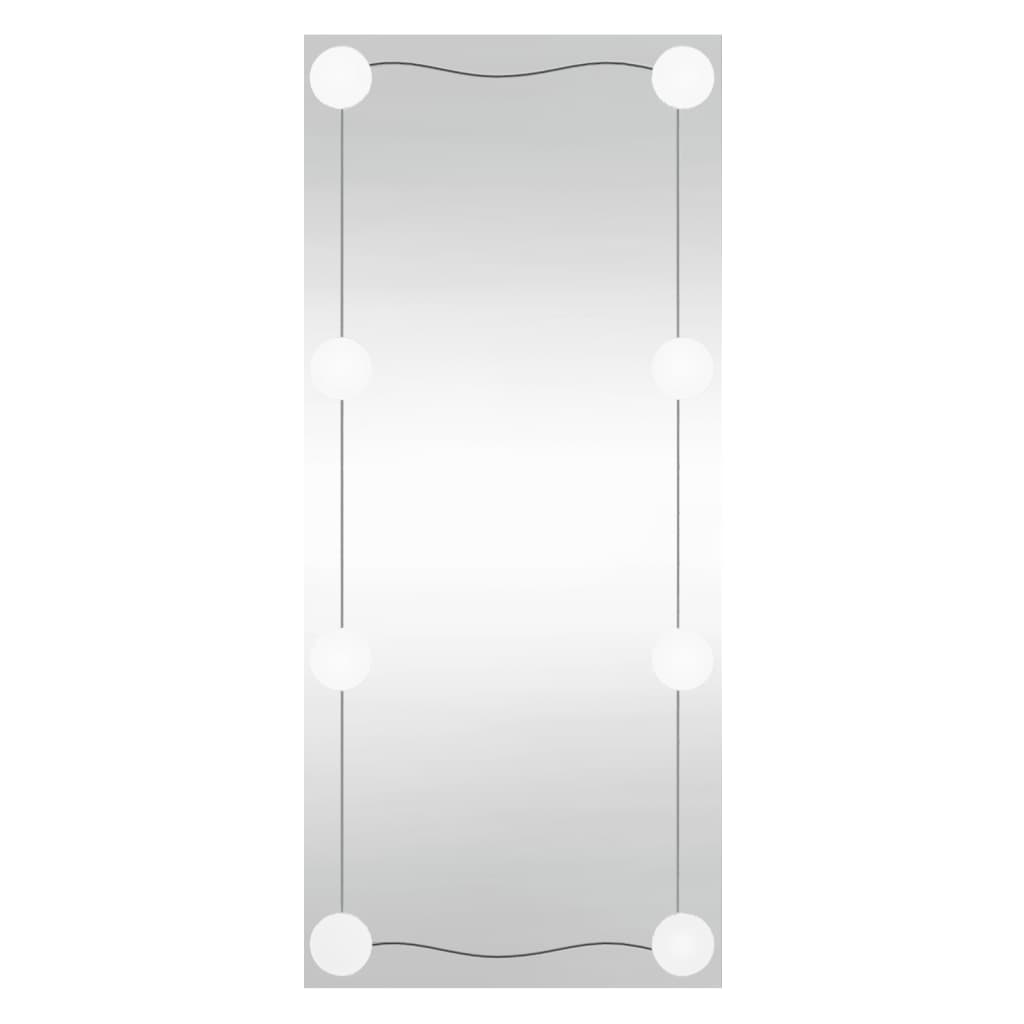 Wandspiegel Rechthoekig Glas 1 40 x 80 cm Met LED's