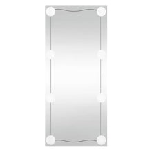 Wandspiegel Rechthoekig Glas 1 40 x 80 cm Met LED's