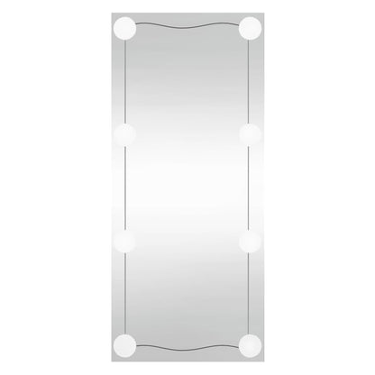 Wandspiegel Rechthoekig Glas 1 40 x 80 cm Met LED's