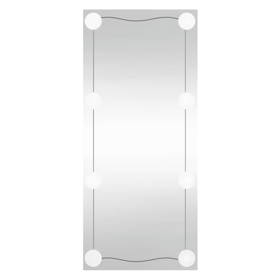 Wandspiegel Rechthoekig Glas 1 40 x 80 cm Met LED's