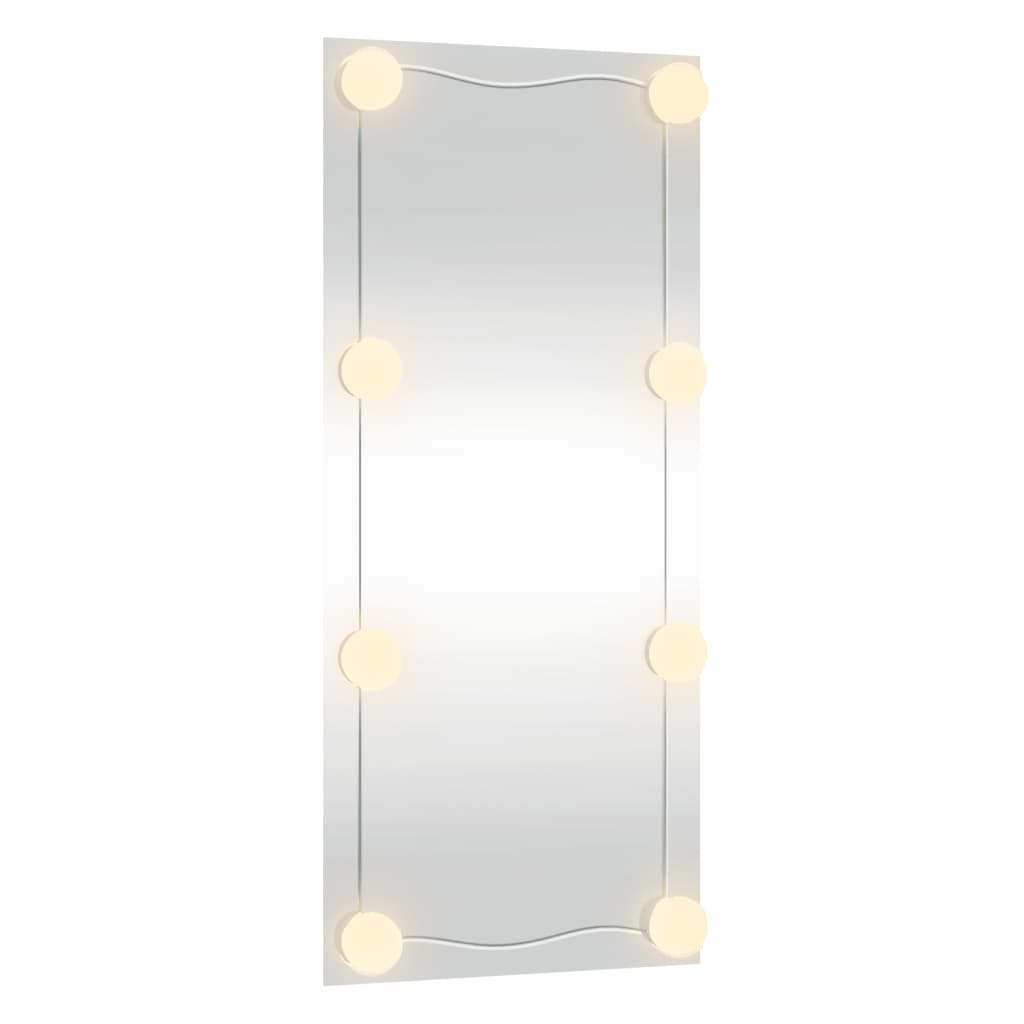 Wandspiegel Rechthoekig Glas 1 40 x 80 cm Met LED's