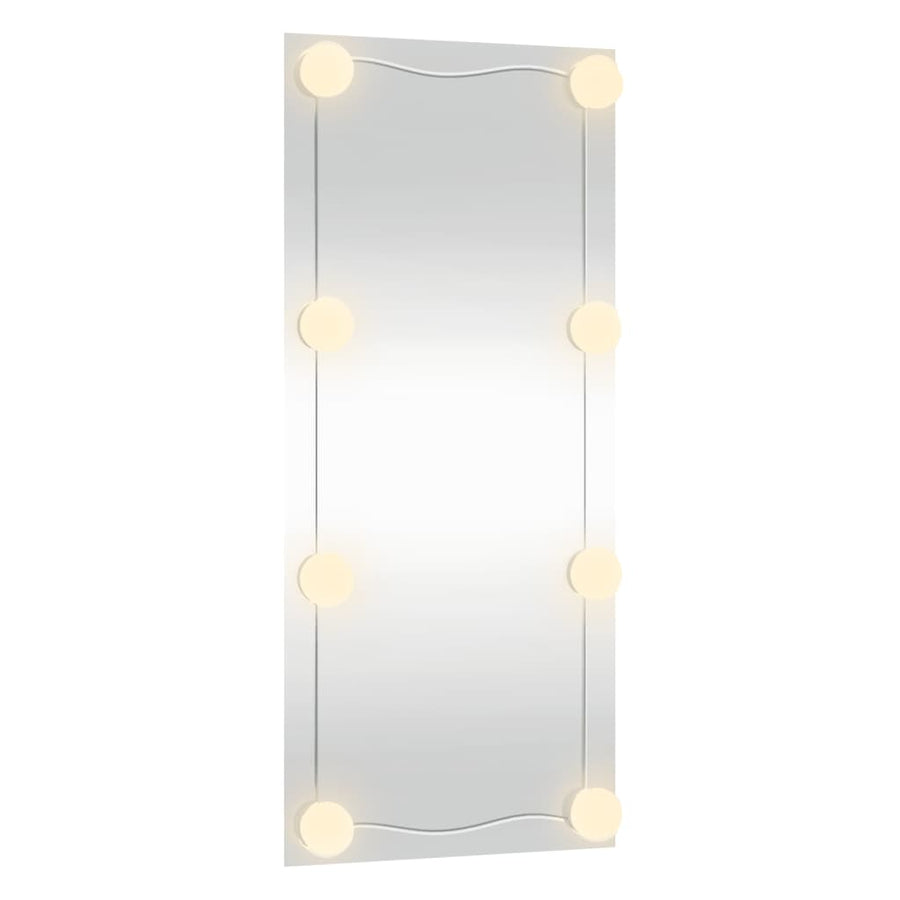 Wandspiegel Rechthoekig Glas 1 40 x 80 cm Met LED's