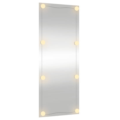 Wandspiegel Rechthoekig Glas 1 40 x 100 cm Met LED's