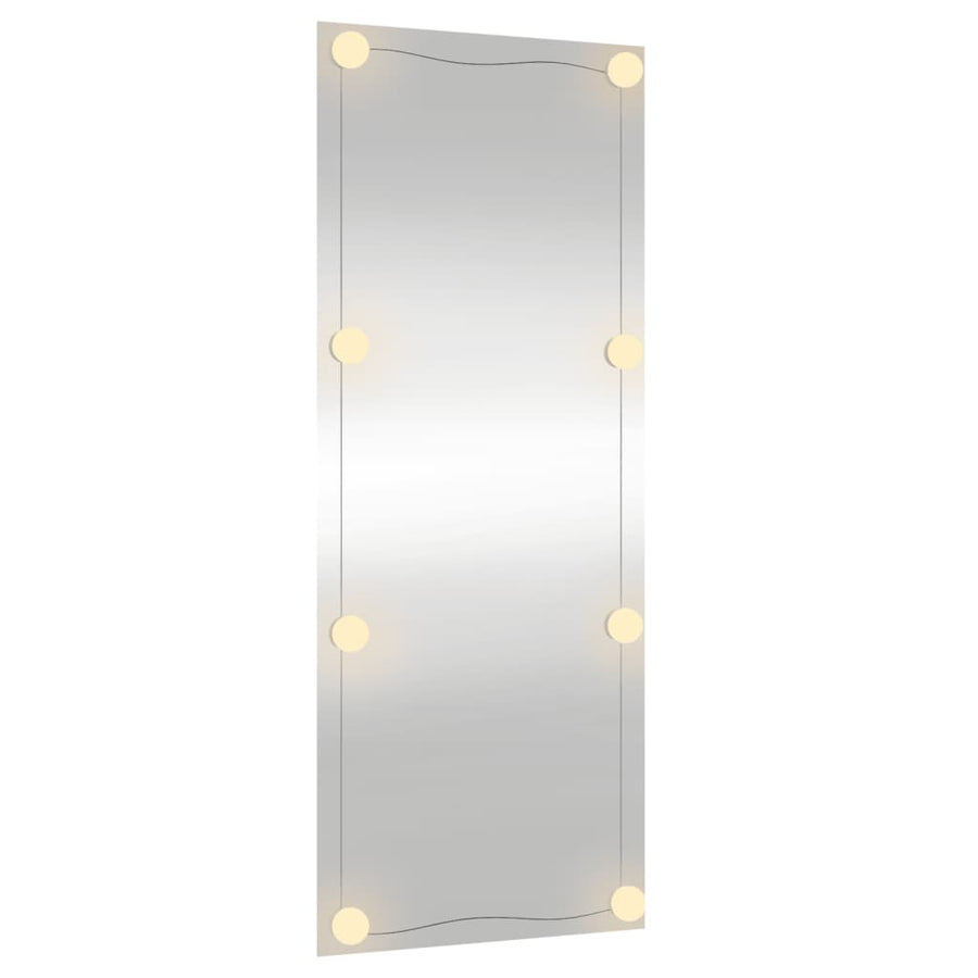 Wandspiegel Rechthoekig Glas 1 40 x 100 cm Met LED's