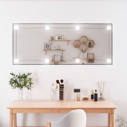 Wandspiegel Rechthoekig Glas 1 40 x 100 cm Met LED's