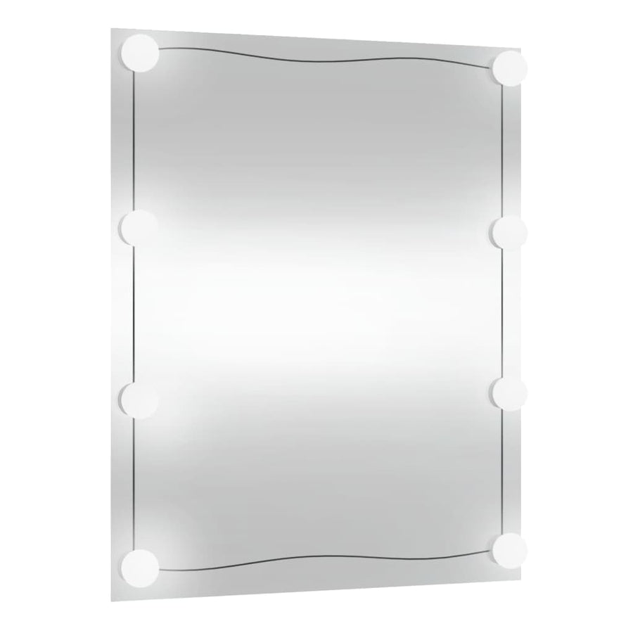 Wandspiegel Rechthoekig Glas 1 50 x 60 cm Met LED's