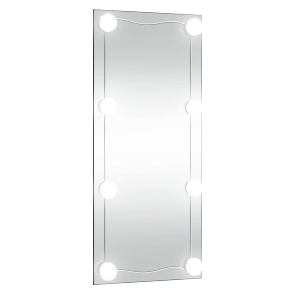 Wandspiegel Rechthoekig Glas 1 50 x 100 cm Met LED's