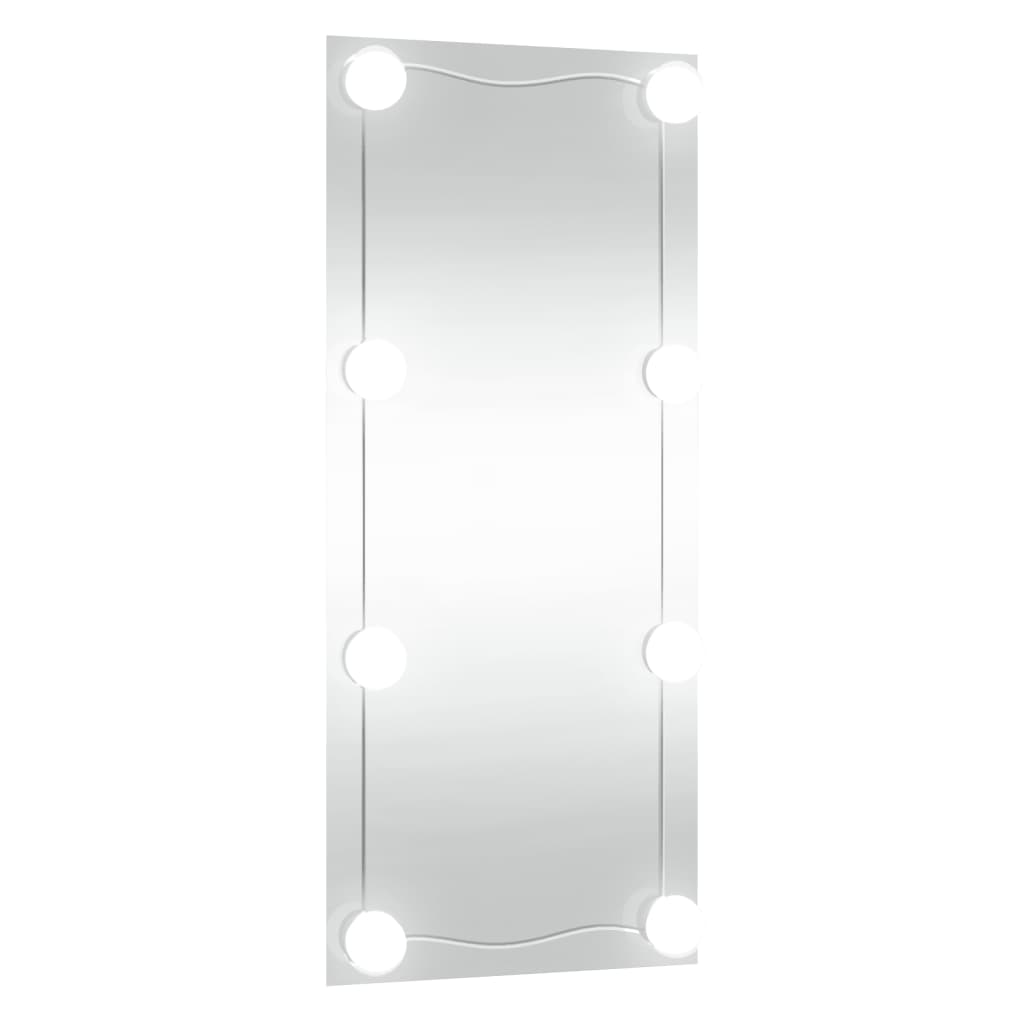 Wandspiegel Rechthoekig Glas 1 50 x 100 cm Met LED's