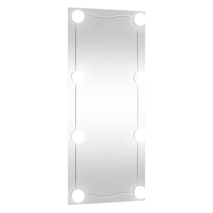 Wandspiegel Rechthoekig Glas 1 50 x 100 cm Met LED's
