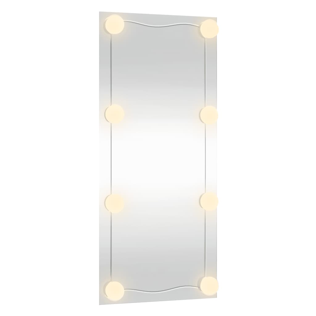 Wandspiegel Rechthoekig Glas 1 50 x 100 cm Met LED's