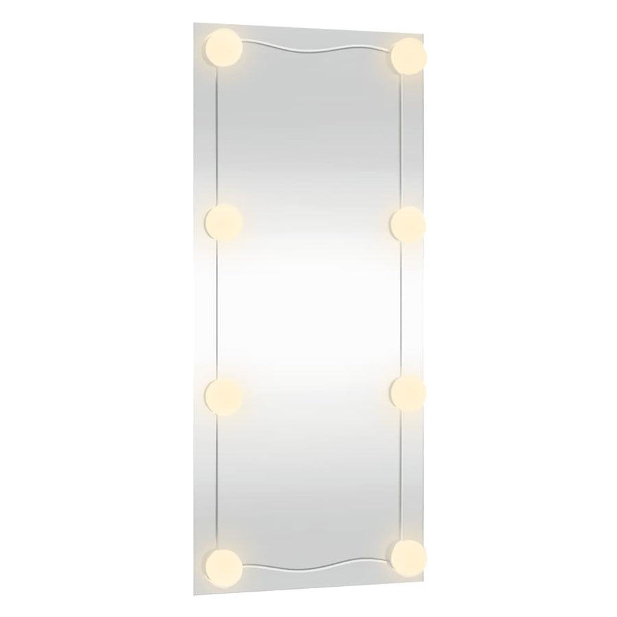Wandspiegel Rechthoekig Glas 1 50 x 100 cm Met LED's