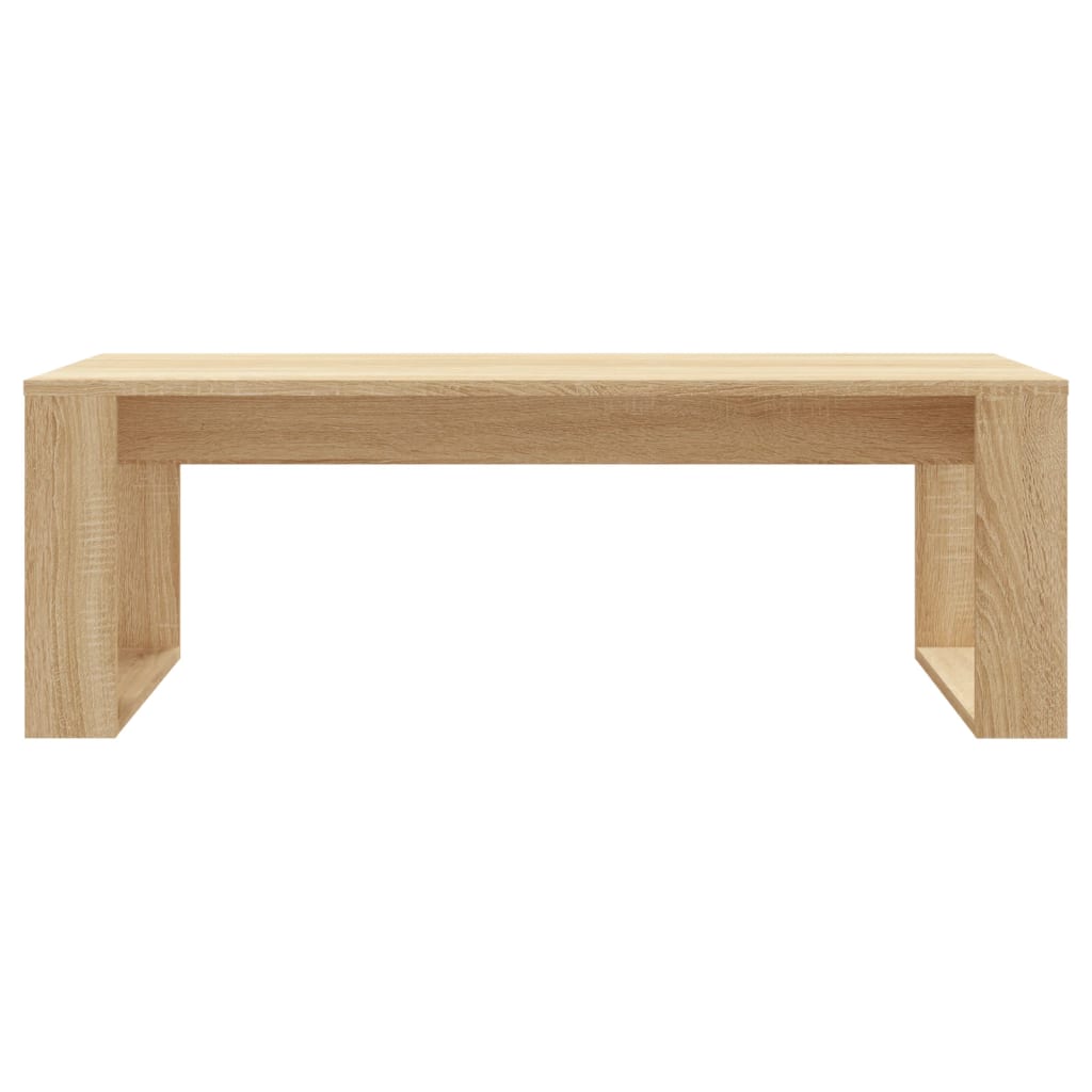 Salontafel 02X50X35 Cm Bewerkt Hout Kleurig Sonoma eiken