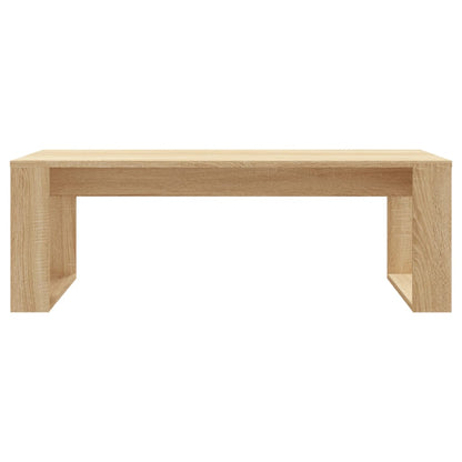 Salontafel 02X50X35 Cm Bewerkt Hout Kleurig Sonoma eiken