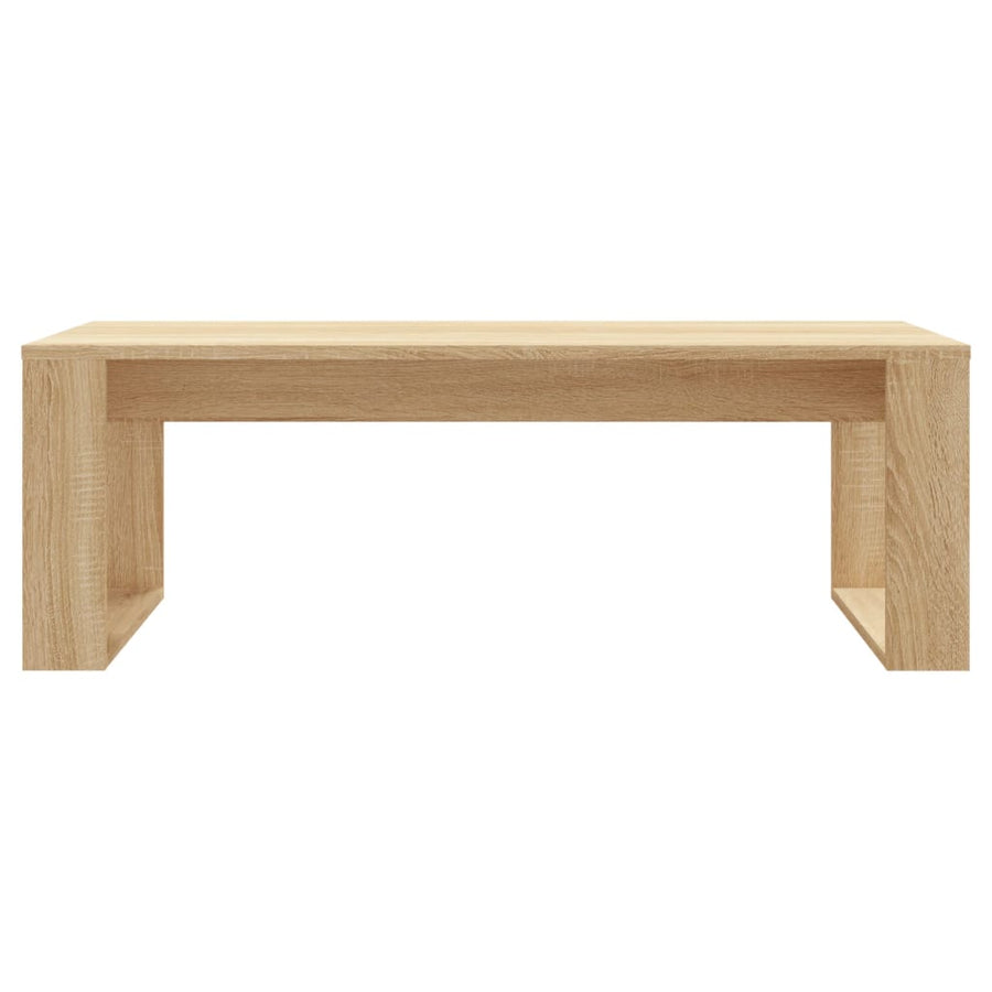 Salontafel 02X50X35 Cm Bewerkt Hout Kleurig Sonoma eiken