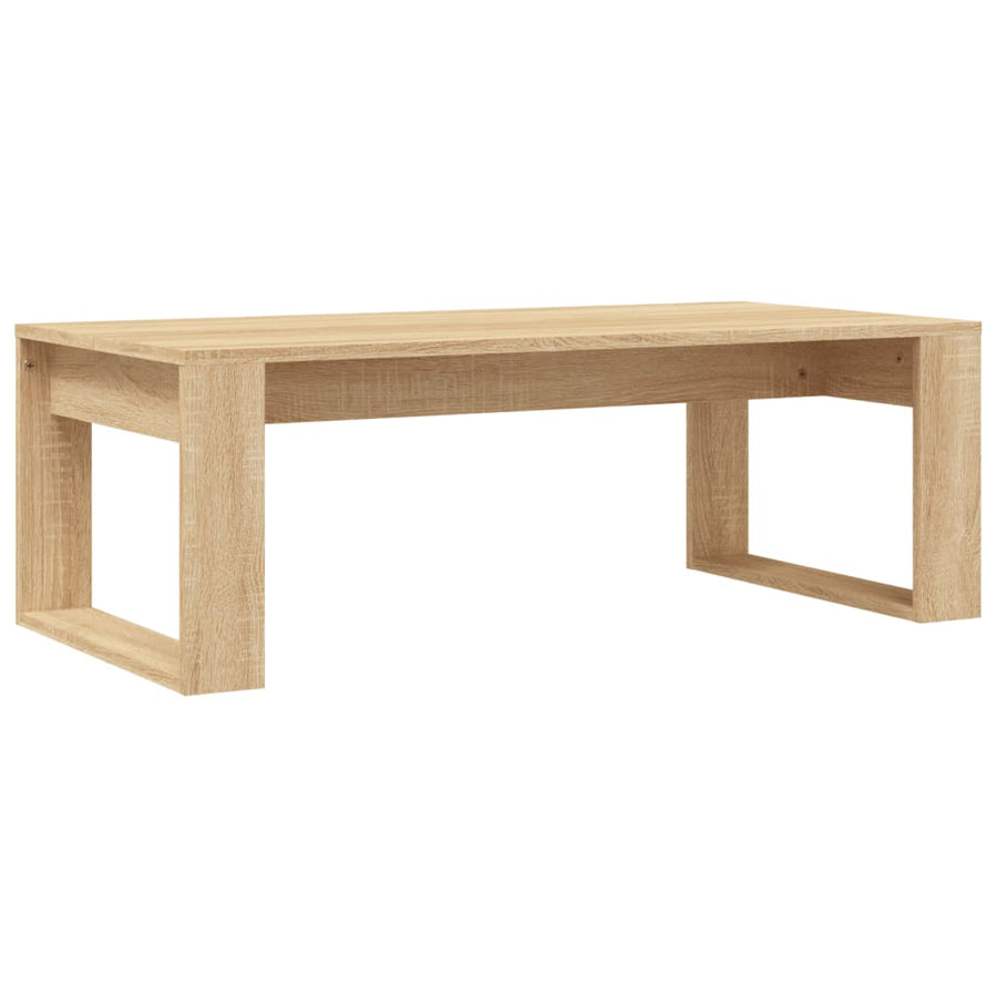 Salontafel 02X50X35 Cm Bewerkt Hout Kleurig Sonoma eiken