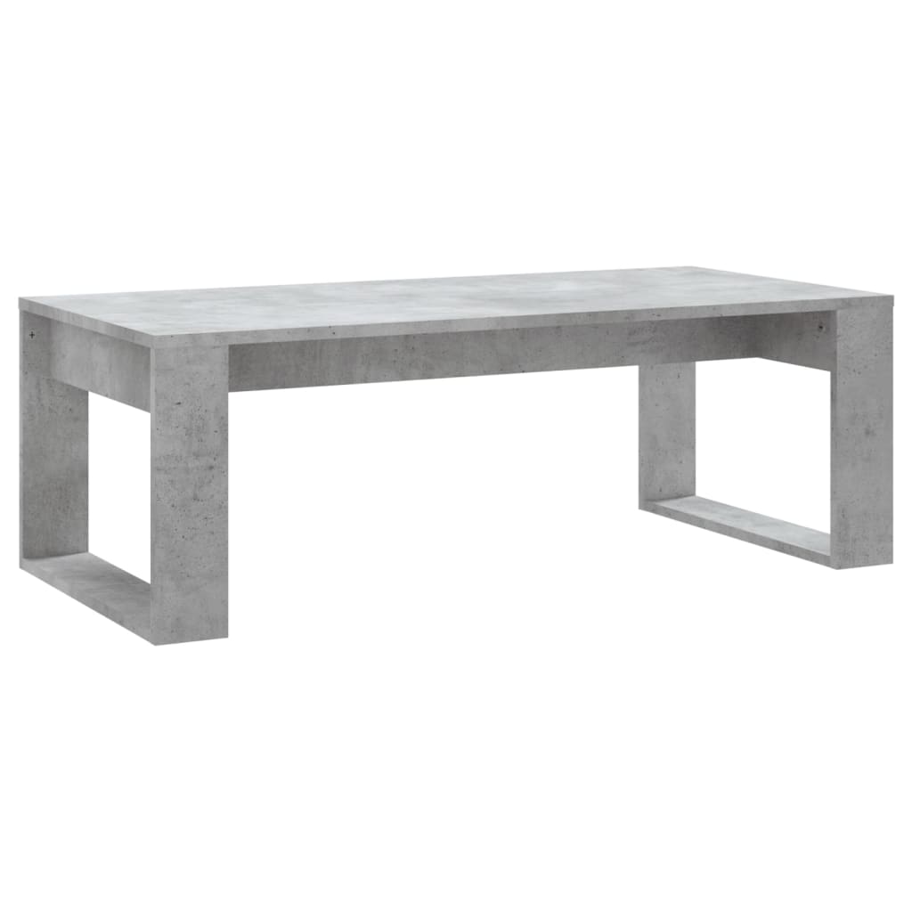 Salontafel 02X50X35 Cm Bewerkt Hout Betongrijs