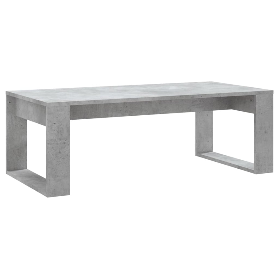 Salontafel 02X50X35 Cm Bewerkt Hout Betongrijs
