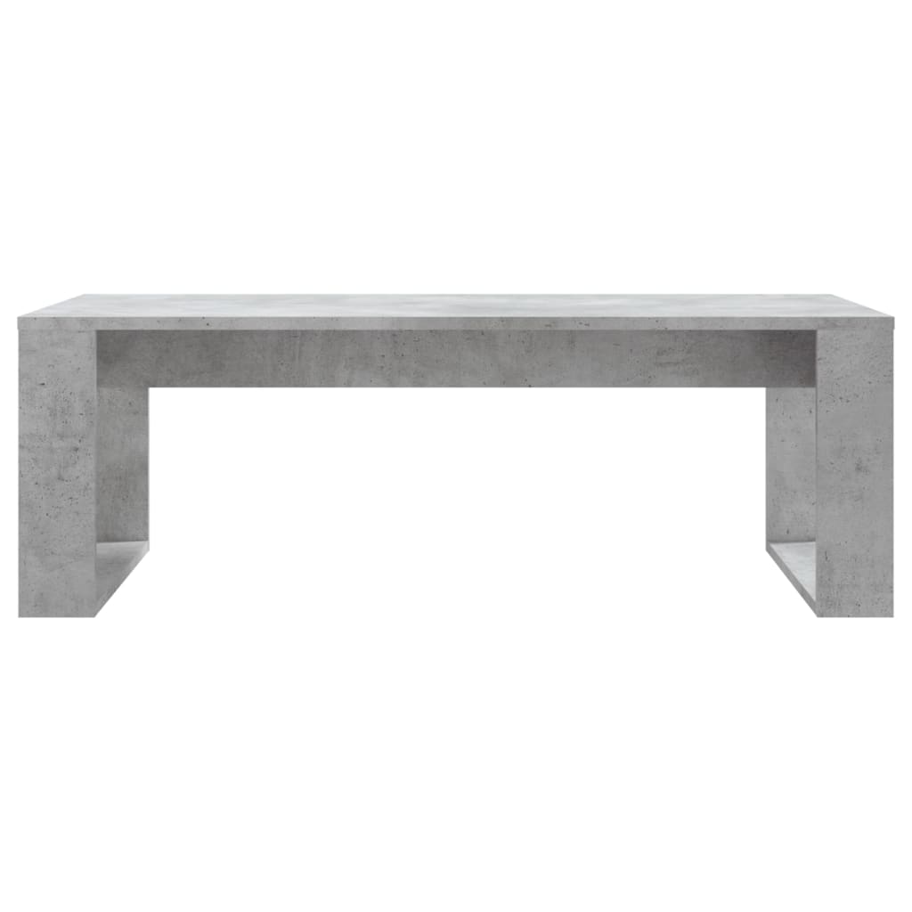 Salontafel 02X50X35 Cm Bewerkt Hout Betongrijs