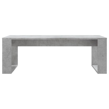 Salontafel 02X50X35 Cm Bewerkt Hout Betongrijs