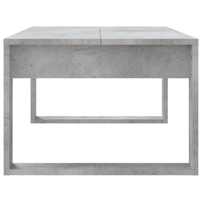 Salontafel 02X50X35 Cm Bewerkt Hout Betongrijs