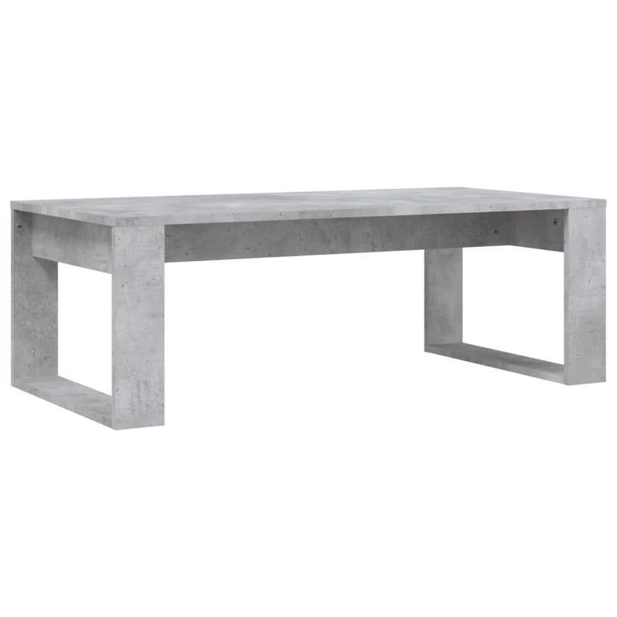 Salontafel 02X50X35 Cm Bewerkt Hout Betongrijs